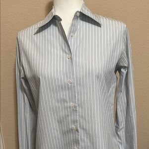 Brooks Brothers Blue and White Striped Shirt